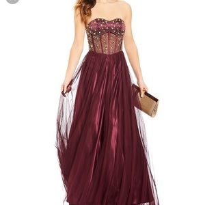 Floor Length Corset Ball Gown